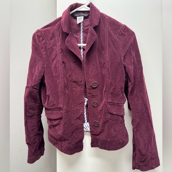 Marc Jacobs Burgundy Corduroy Jacket - Picture 5 of 5